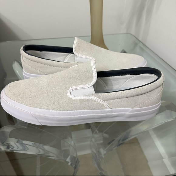 Converse One Star CC Suede Slip On Sneakers Men's SZ 13 White Luxury Skater NWOT - Picture 3 of 10